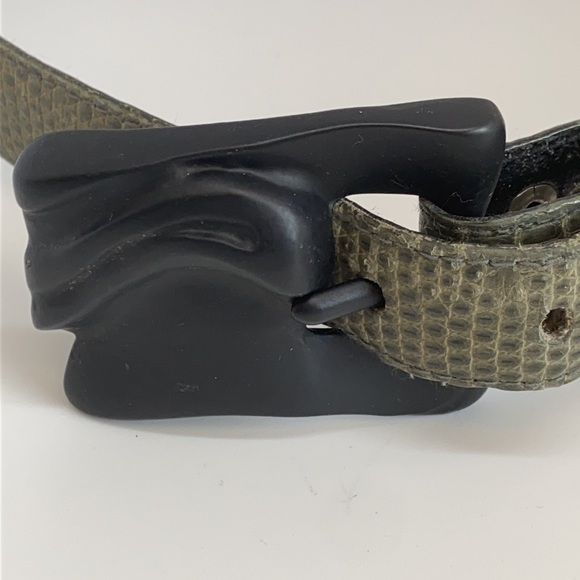 Vintage Ileana Goor Lizard Cowhide Belt main image 3